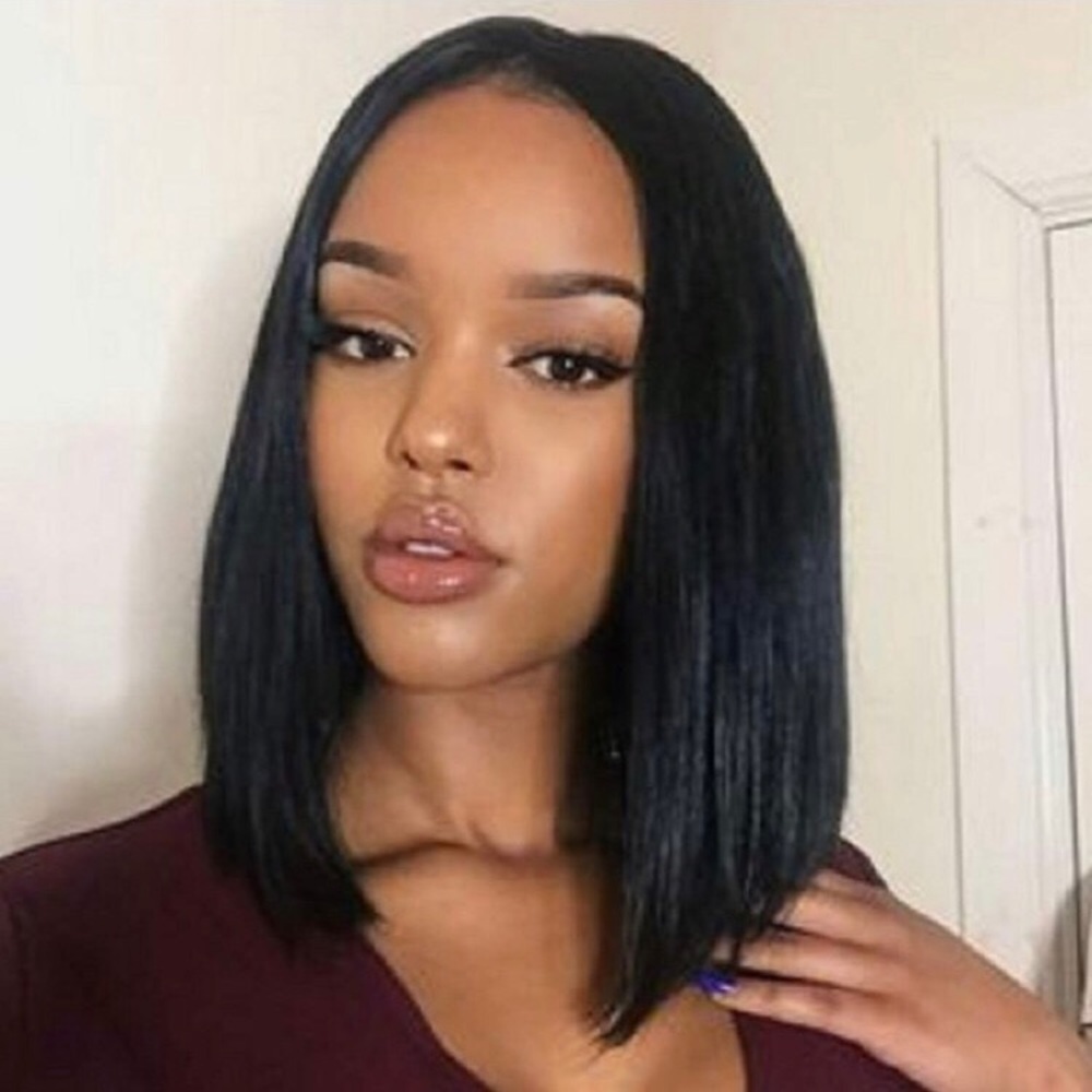 💫 14” BLACK STRAIGHT BOB LACE FRONT WIG💫 *NEW*